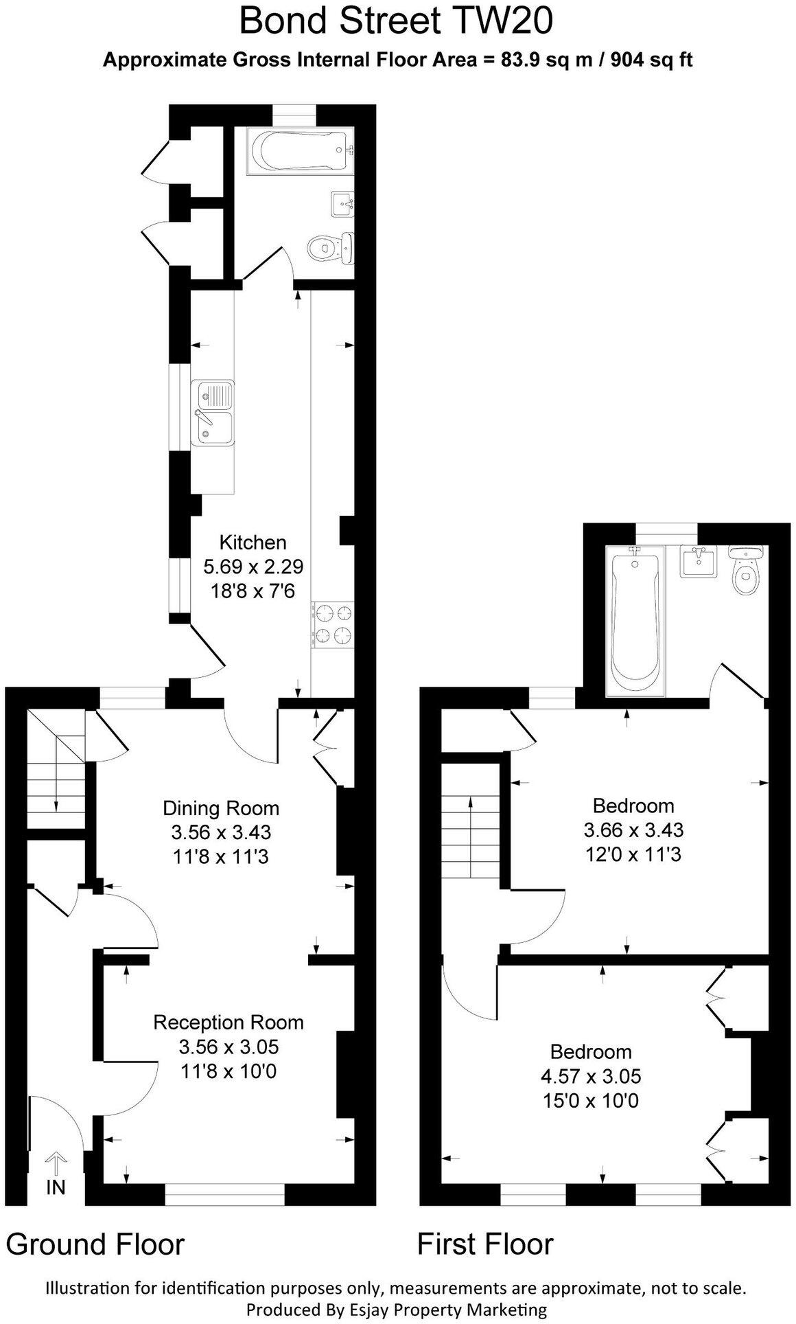 Bond Street, Englefield Green, Egham, TW20 0PX floorplan