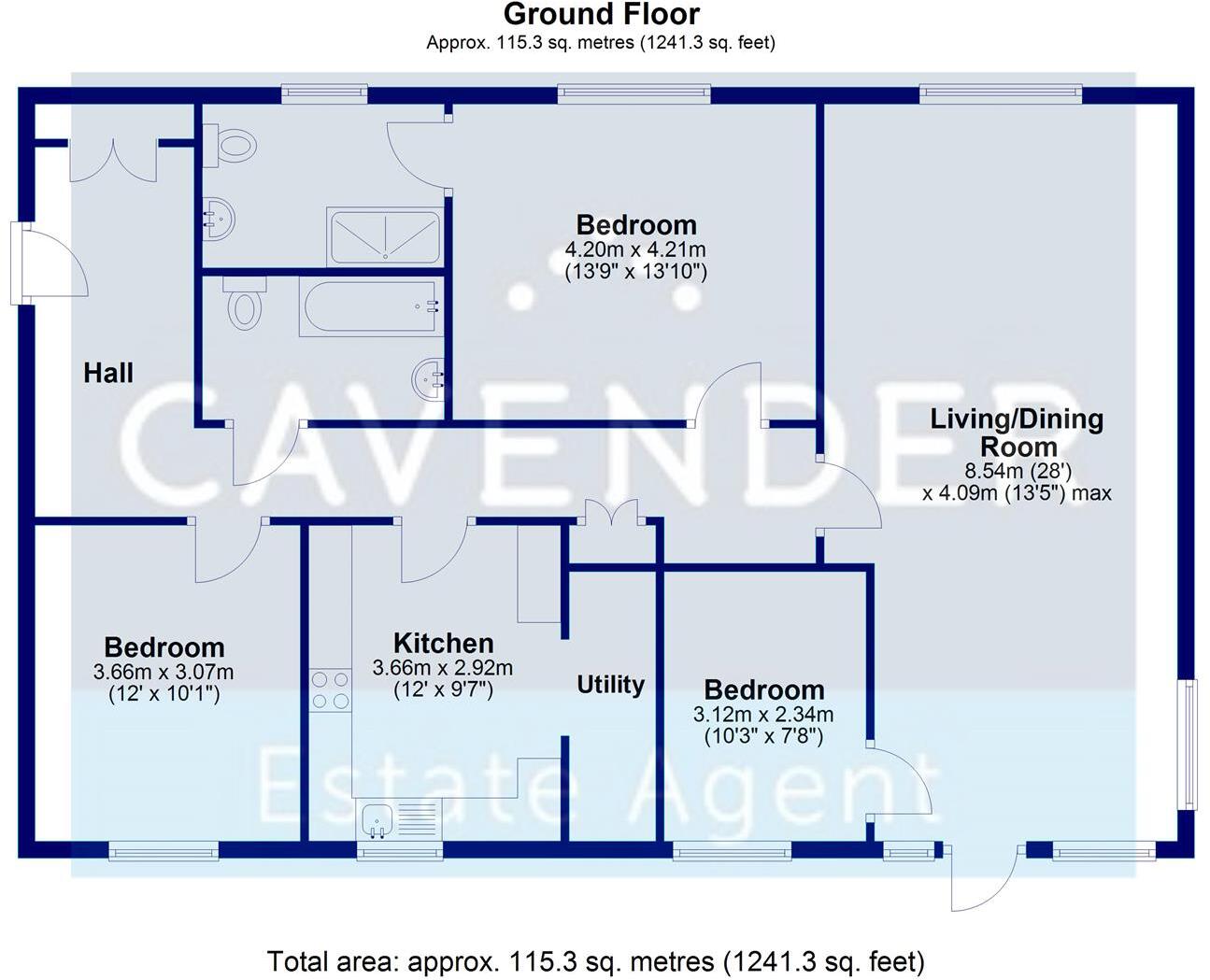 Buckingham Close, Guildford floorplan
