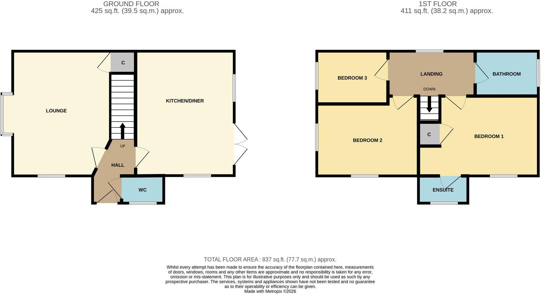 Elderwood Gardens, Middlesbrough, TS6 floorplan