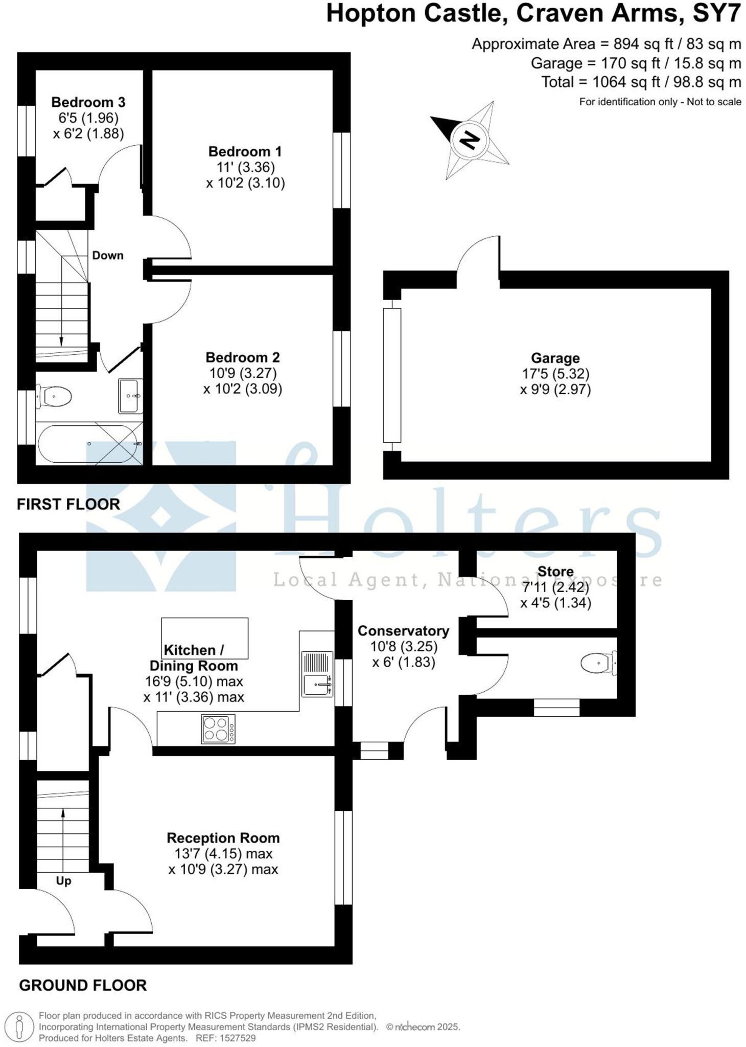 15, Hopton Castle, Craven Arms, SY7 floorplan