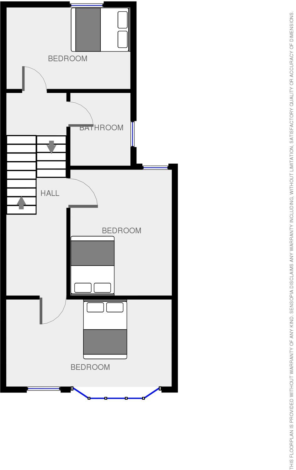 Tewkesbury Street, Cathays floorplan