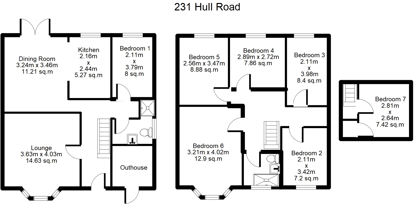 Hull Road, Hull Road floorplan
