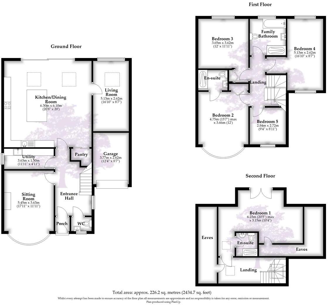 Contemporary Detached House on Coniston Avenue, Westbury-on-Trym floorplan