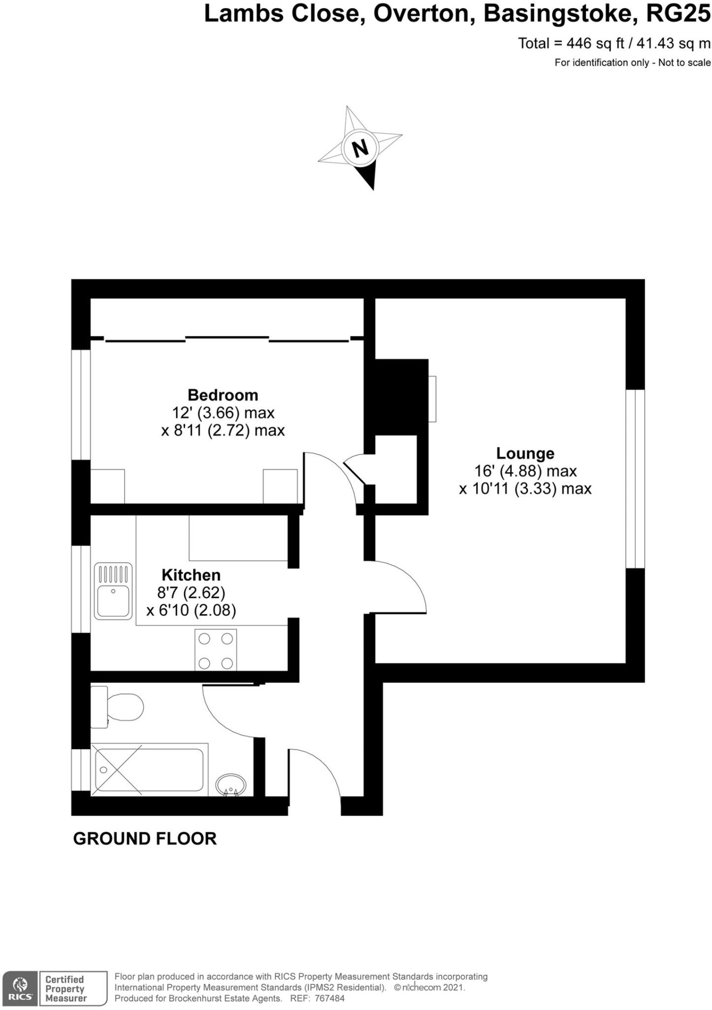 Lambs Close, Overton, Basingstoke, RG25 3DX floorplan