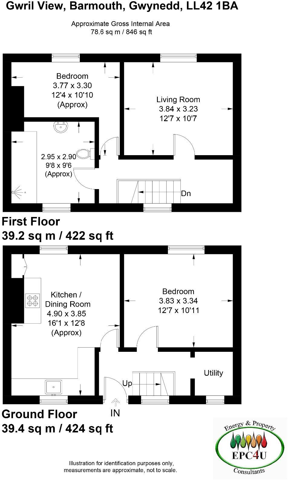 Gwril View, Dinas Oleu Road, Barmouth LL42 1BA floorplan