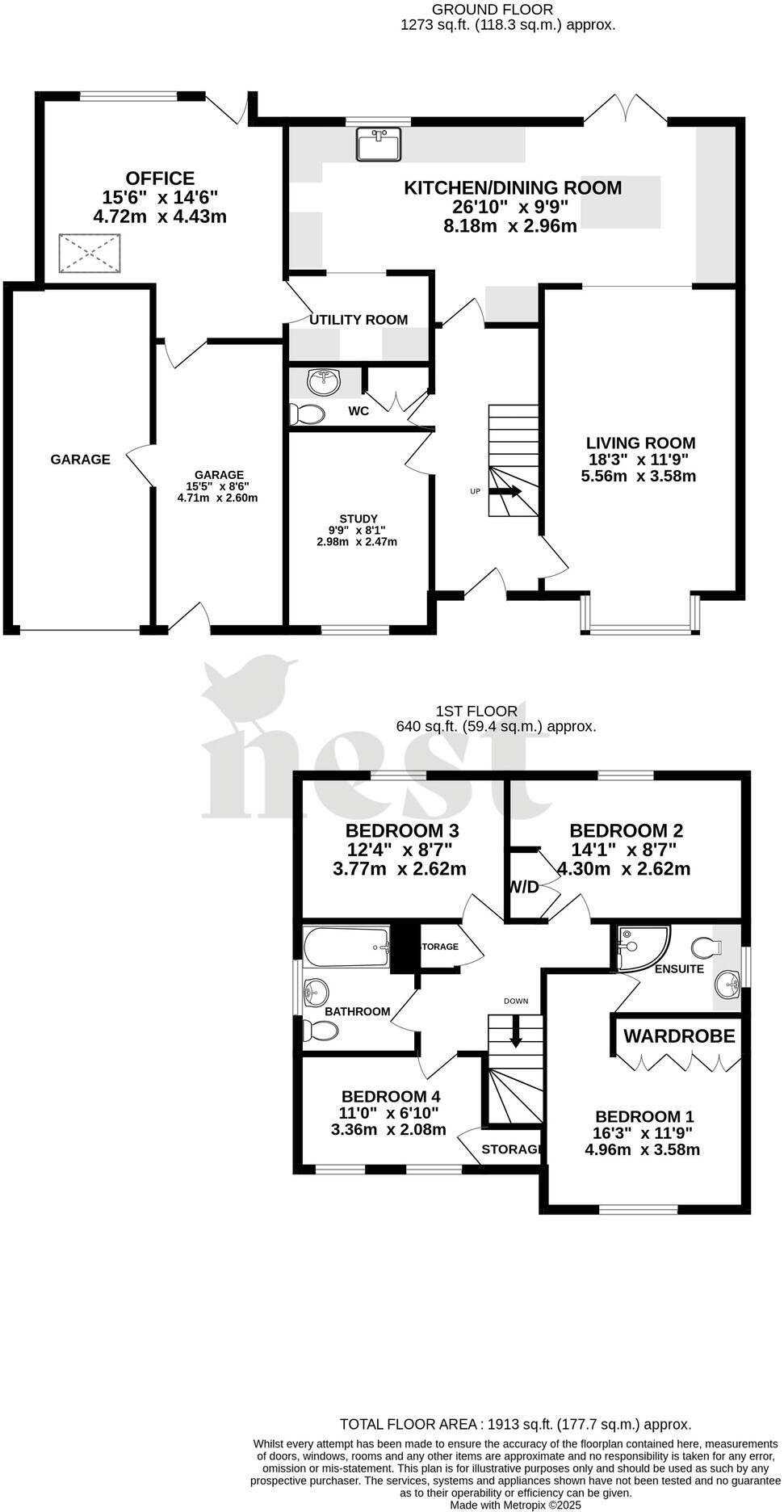 Burrough Way, Wellington floorplan