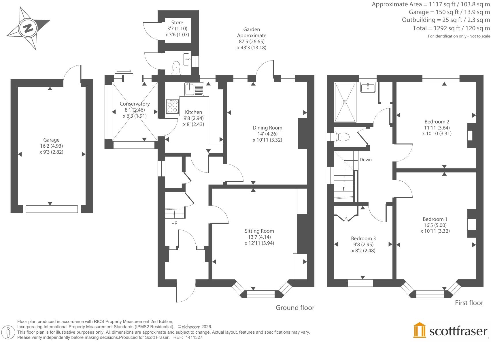 Wentworth Road, North Oxford floorplan