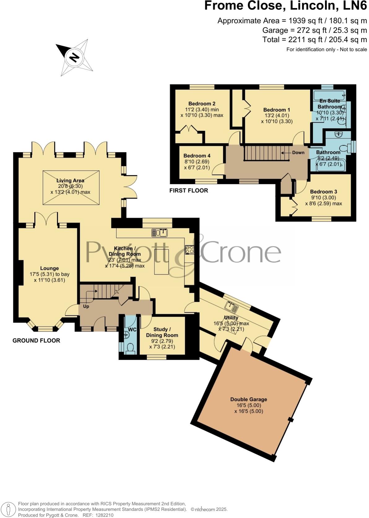 Frome Close, Lincoln, Lincolnshire, LN6 floorplan