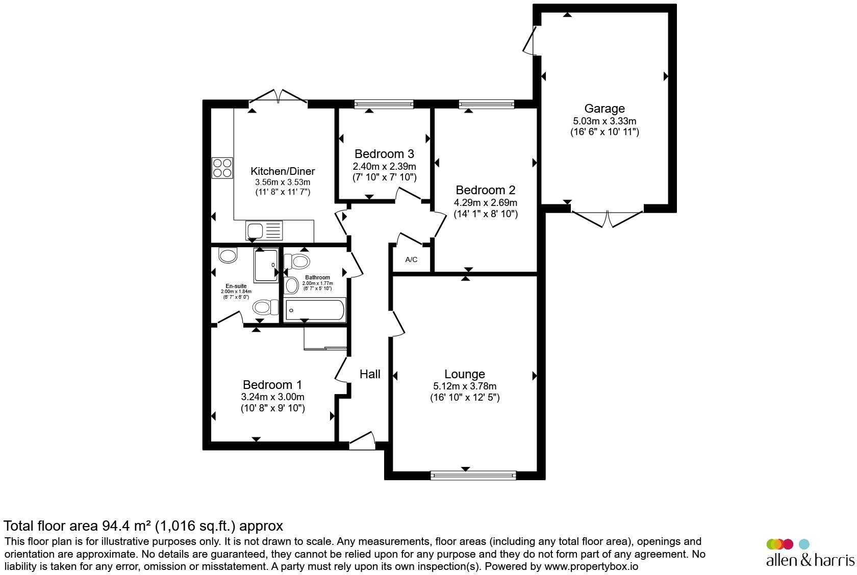 Uppingstock Road, Glastonbury floorplan