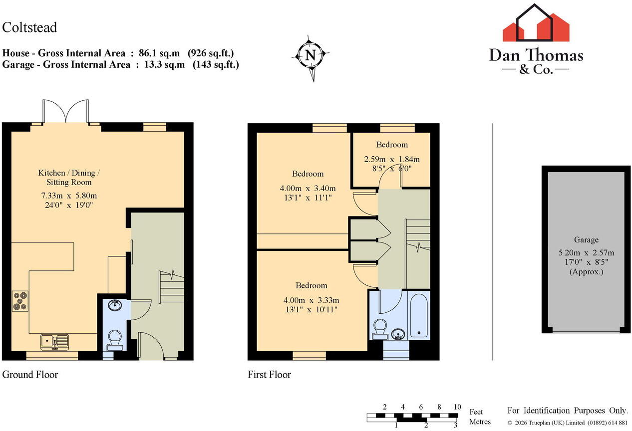 Coltstead, New Ash Green, Longfield, DA3 8LN floorplan