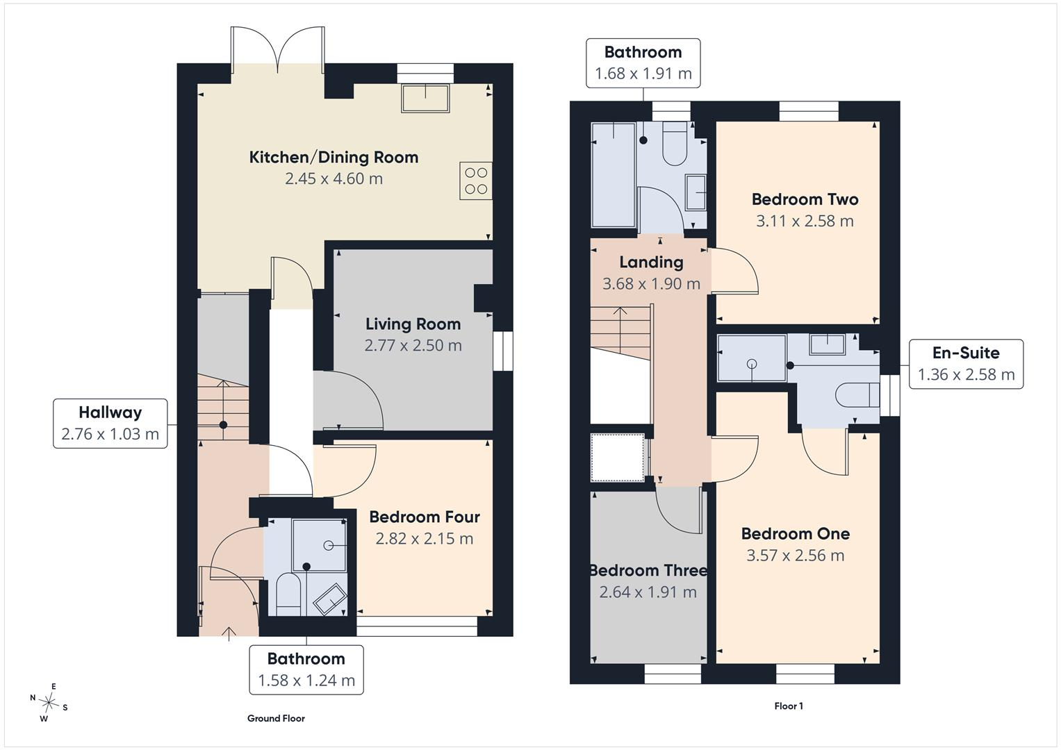 Robin Close, Canley, Coventry floorplan