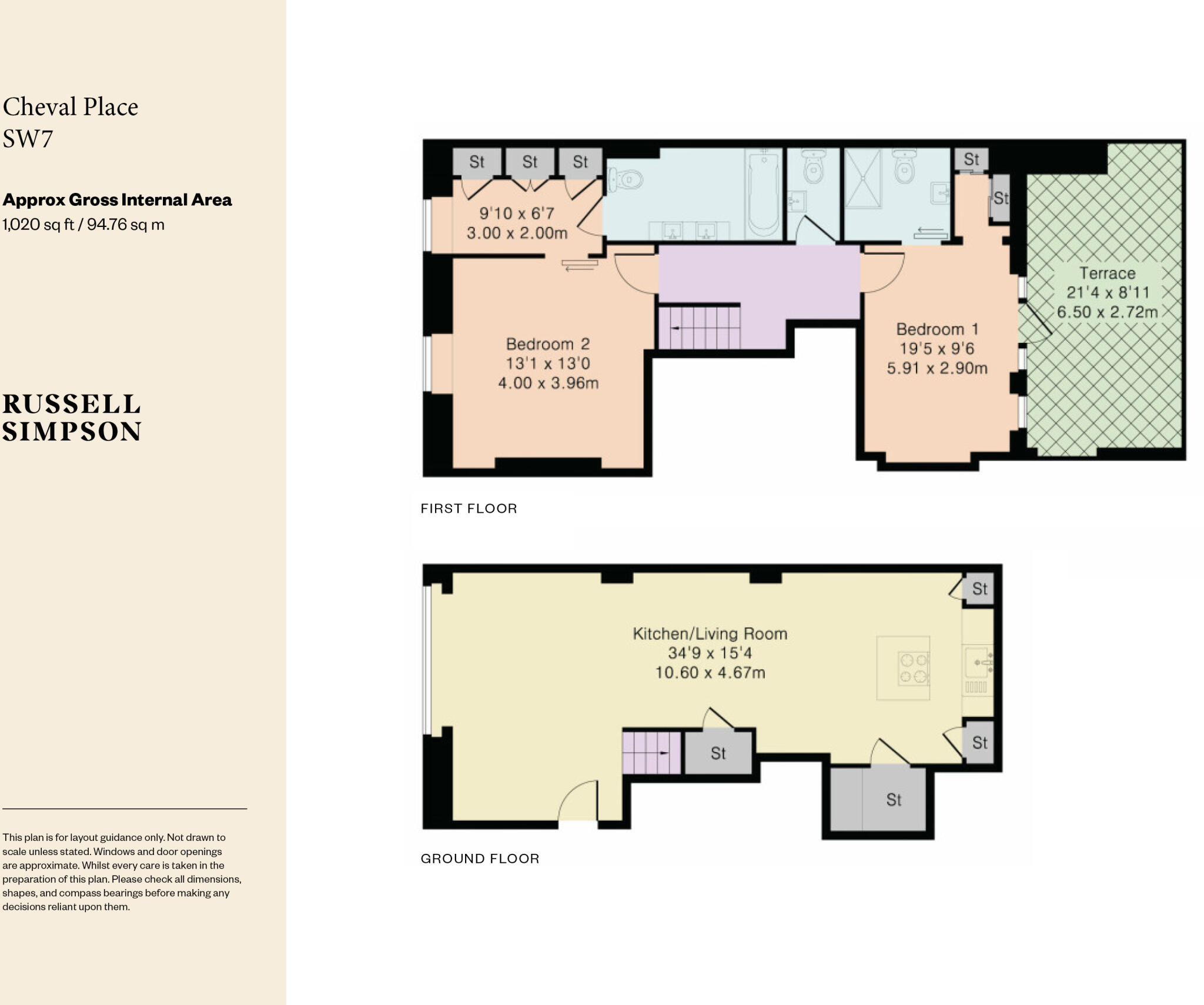 Cheval Place, South Kensington, SW7 floorplan