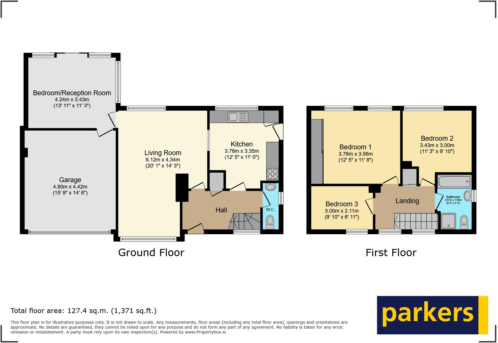 Kennedy Gardens, Earley, Reading, Berkshire, RG6 floorplan