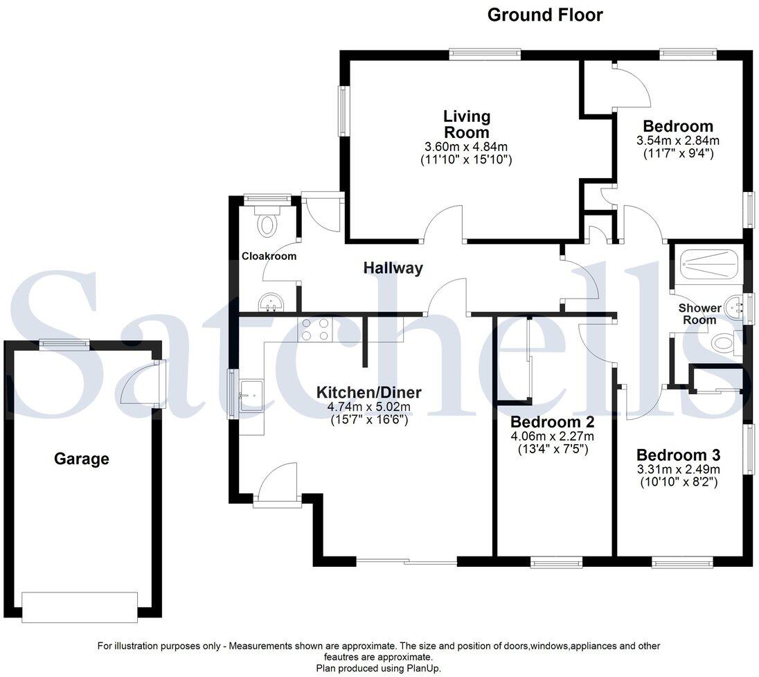London Road, Sandy, SG19 floorplan