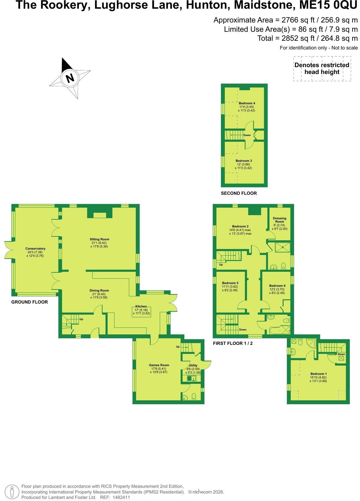 Lughorse Lane, Hunton floorplan