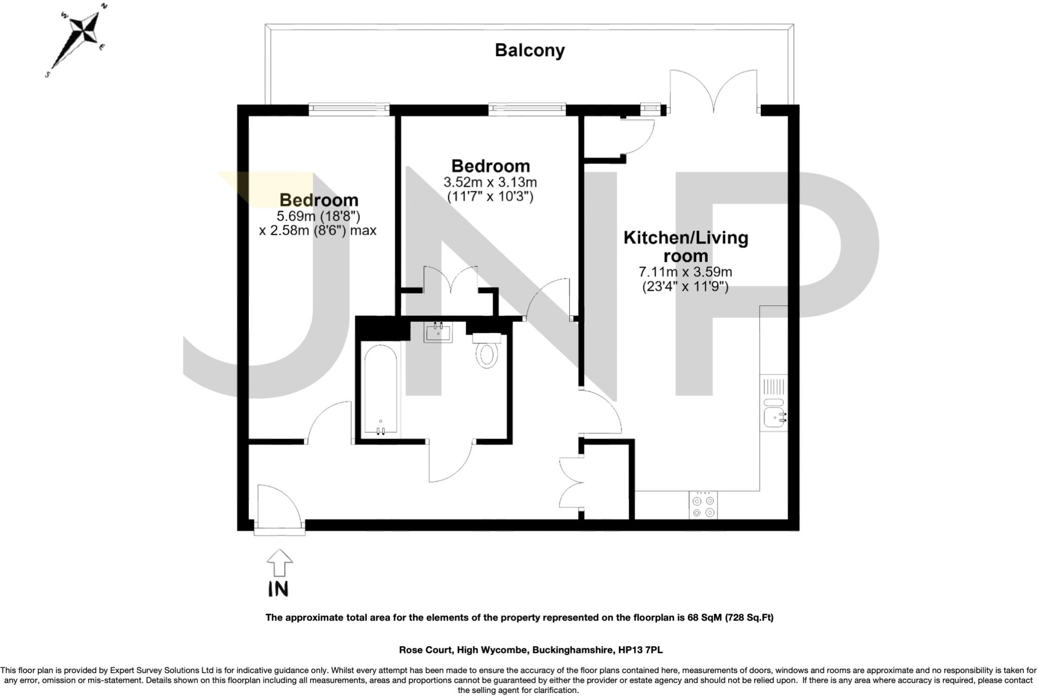 Wenlock Close, High Wycombe, Buckinghamshire, HP13 floorplan