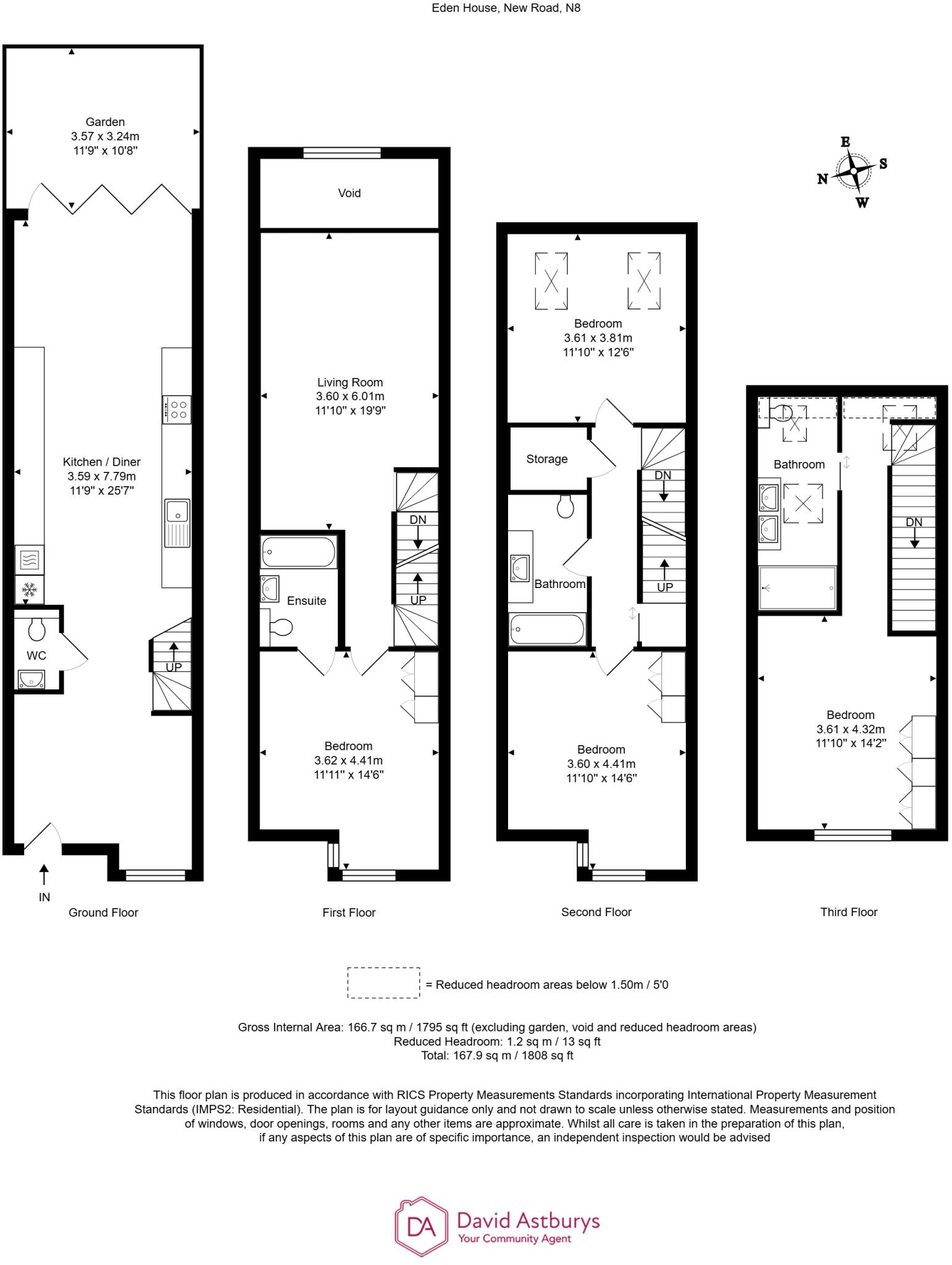 New Road, Crouch End N8 floorplan