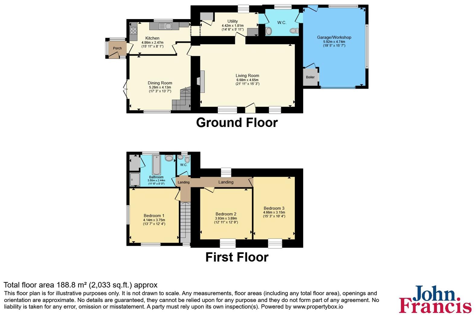 Llanddeusant, Llangadog, Carmarthenshire, SA19 floorplan