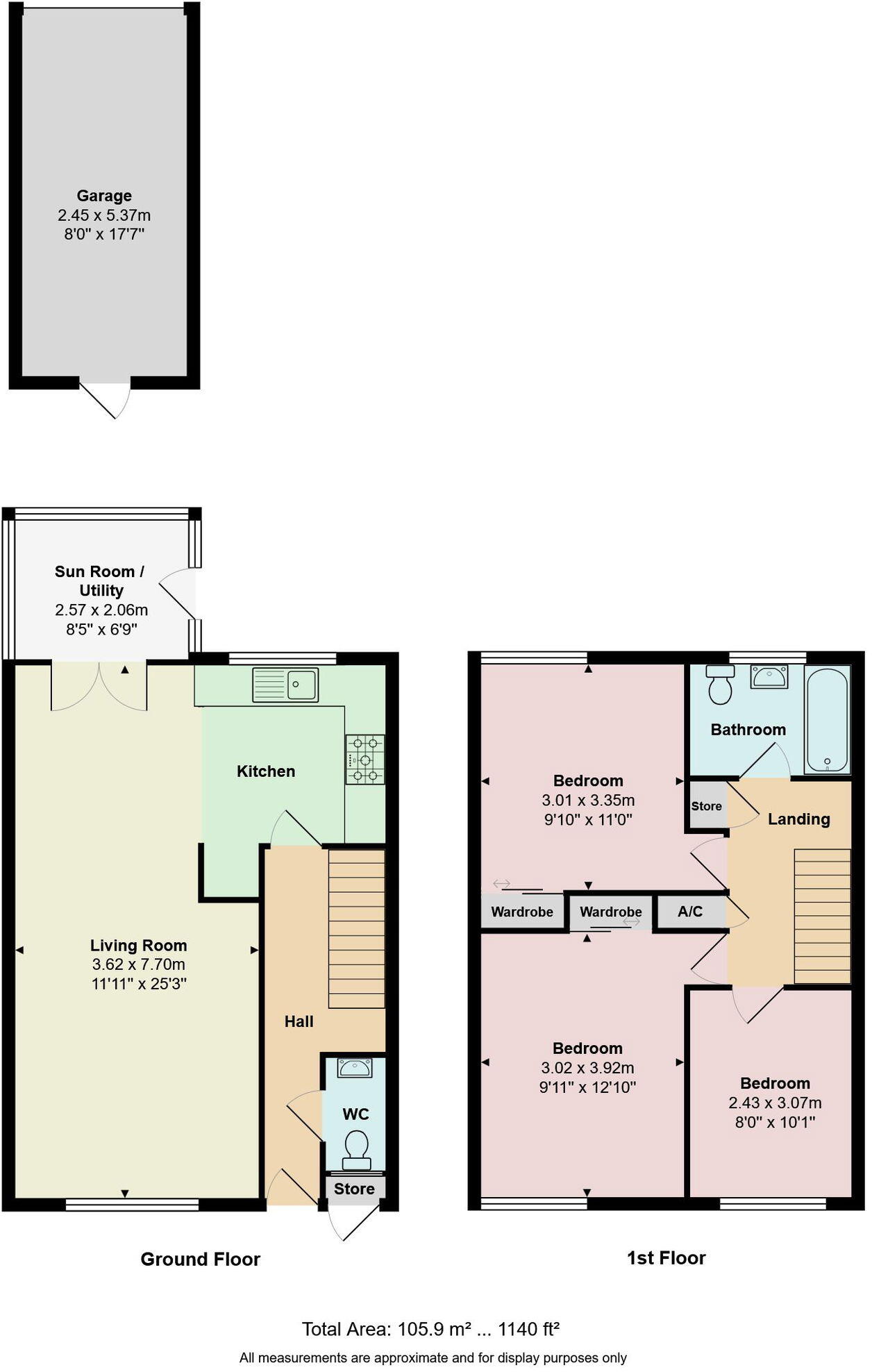 Esmonde Way, Poole, BH17 8QT floorplan