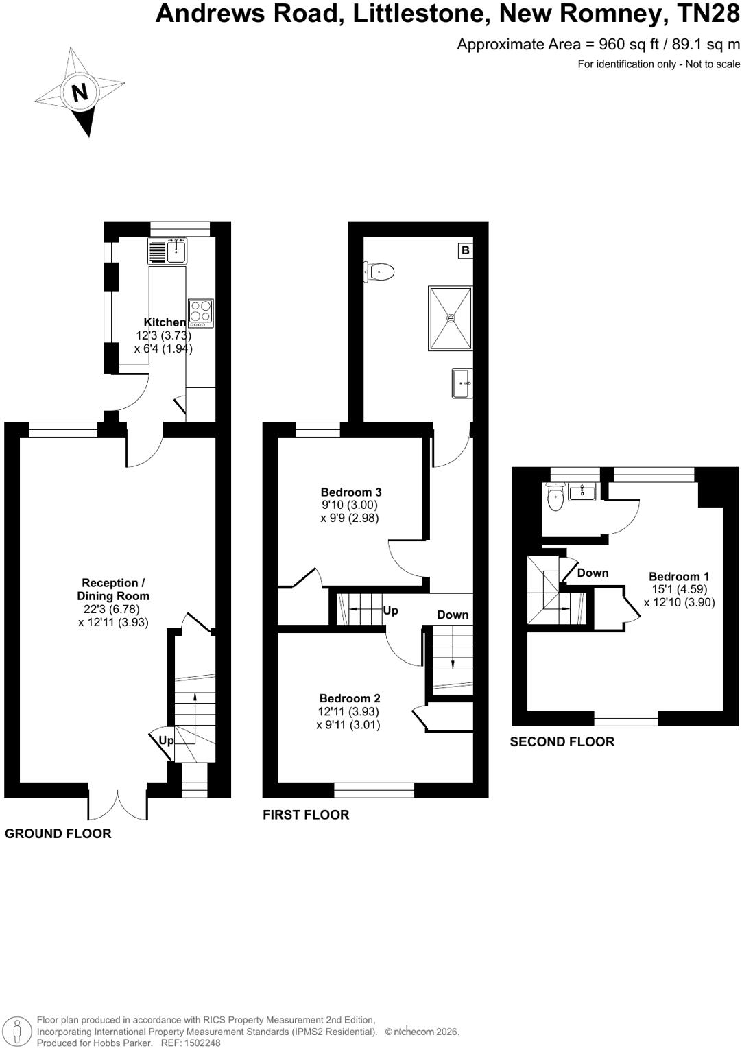 St. Andrews Road, Littlestone, New Romney, Kent, TN28 floorplan