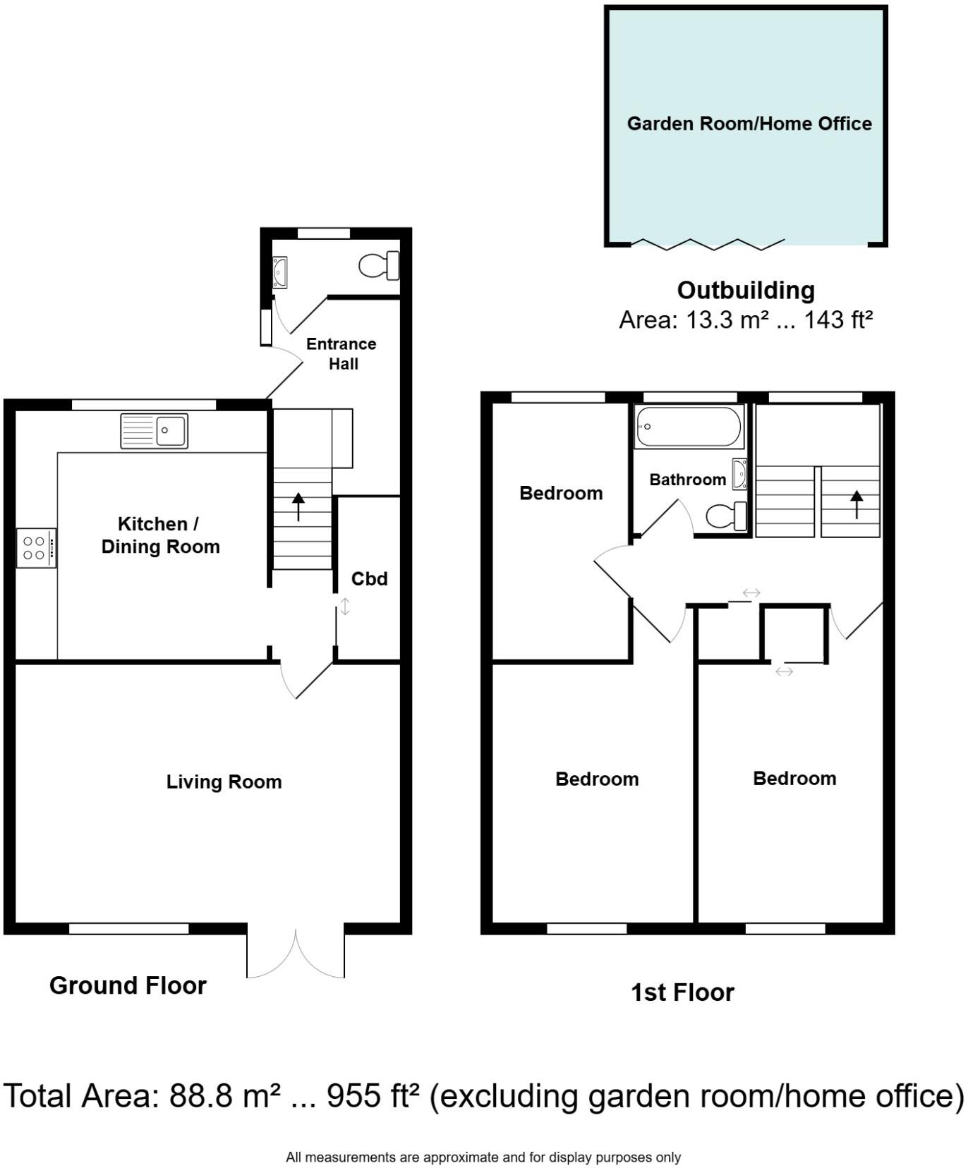 Burstead Close - BN1 7HT floorplan
