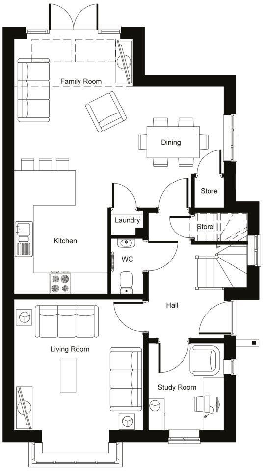Willow Bank , Bridge St - Ramsbottom (The New Plumley)  floorplan