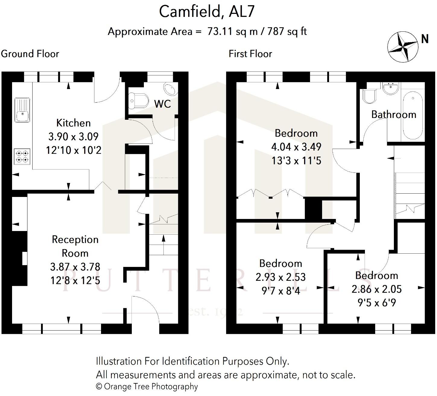 Camfield, Welwyn Garden City, Hertfordshire, AL7 floorplan
