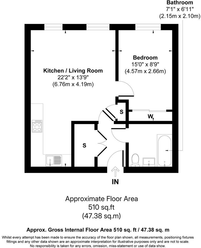 265 Chapel St, Manchester , M3 5LA floorplan