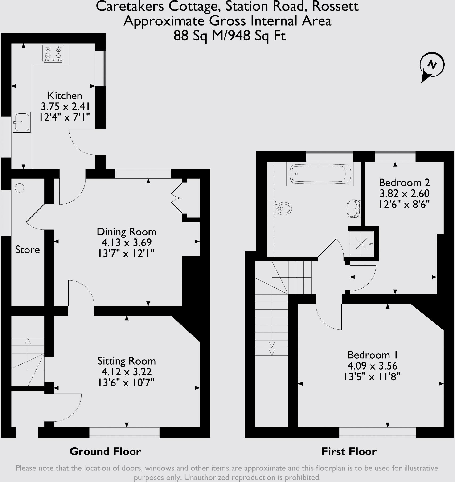 Station Road, Rossett floorplan