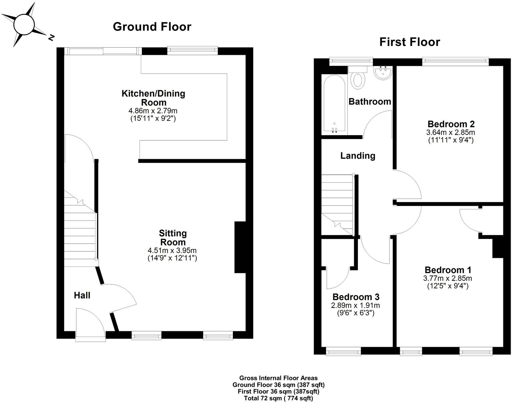 71, Cherry Garden Lane, Newport, CB11 floorplan