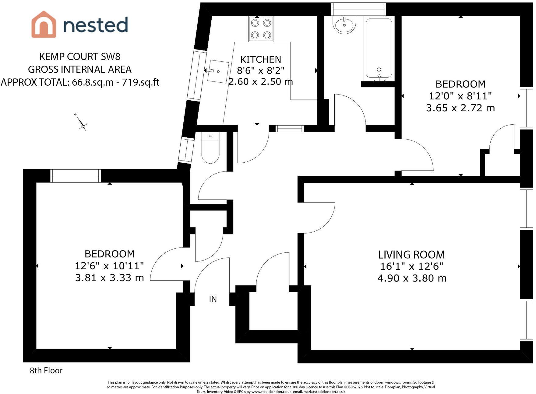 Hartington Road, Kemp Court Hartington Road, SW8 floorplan