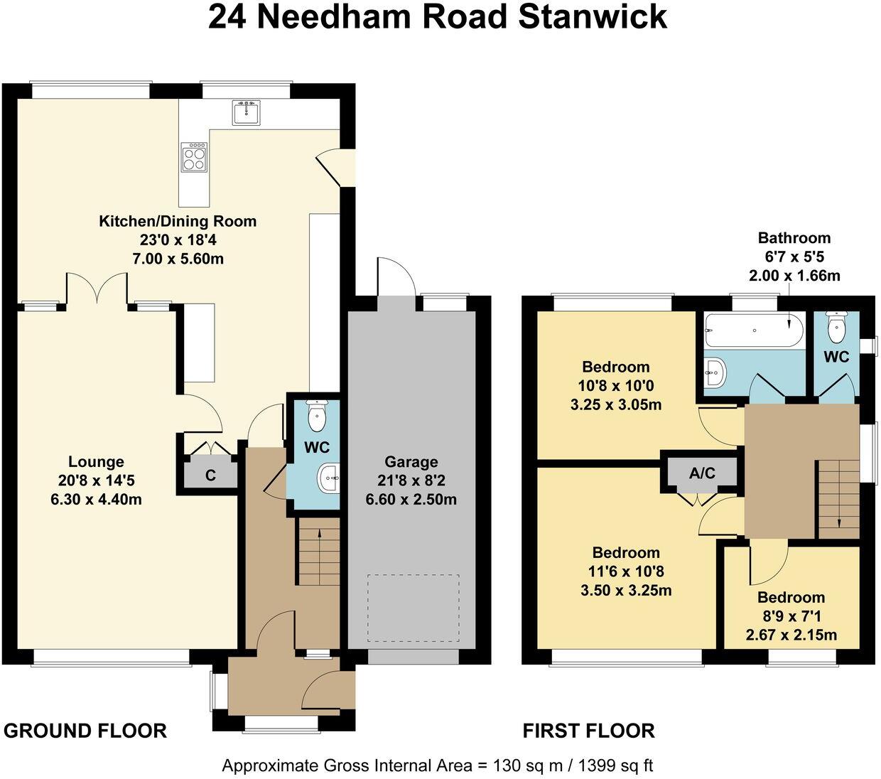Needham Road, Stanwick, Wellingborough, NN9 floorplan