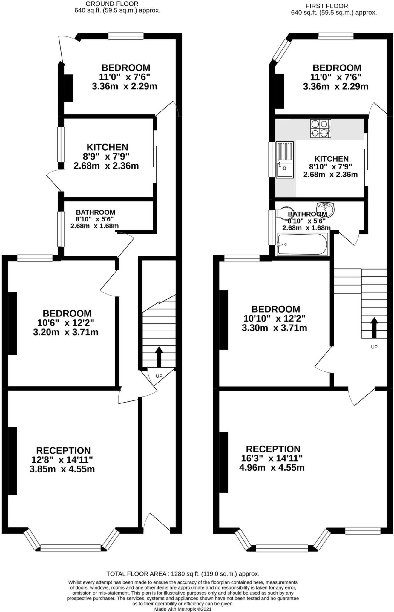 Bathurst Gardens, Kensal Rise, NW10 floorplan