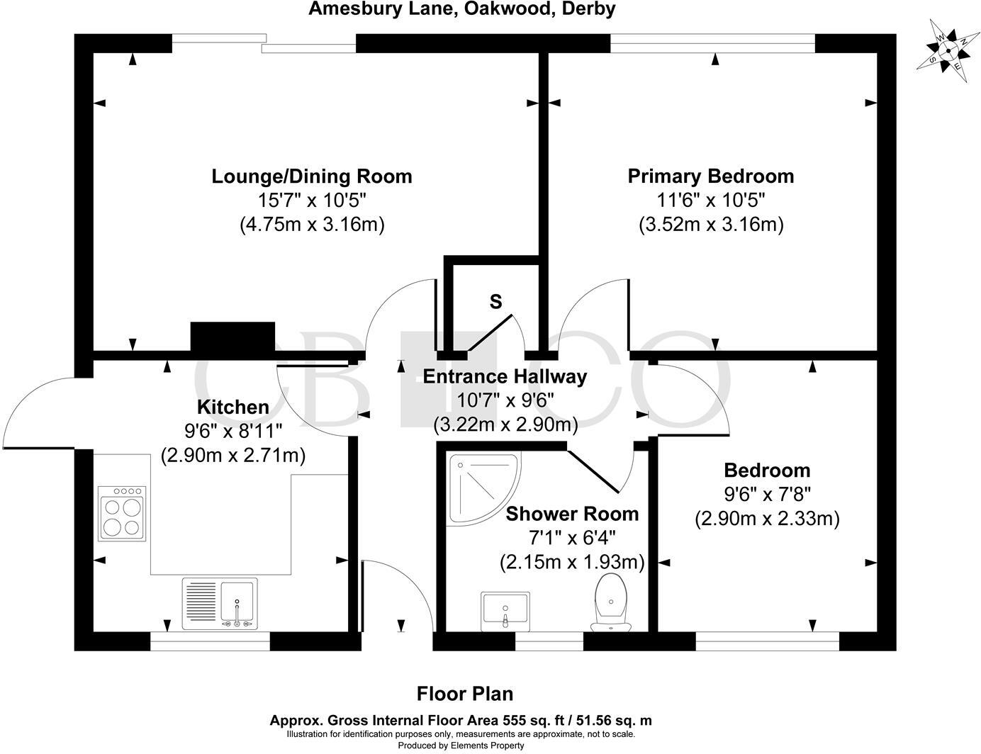 Amesbury Lane, Oakwood, Derby floorplan