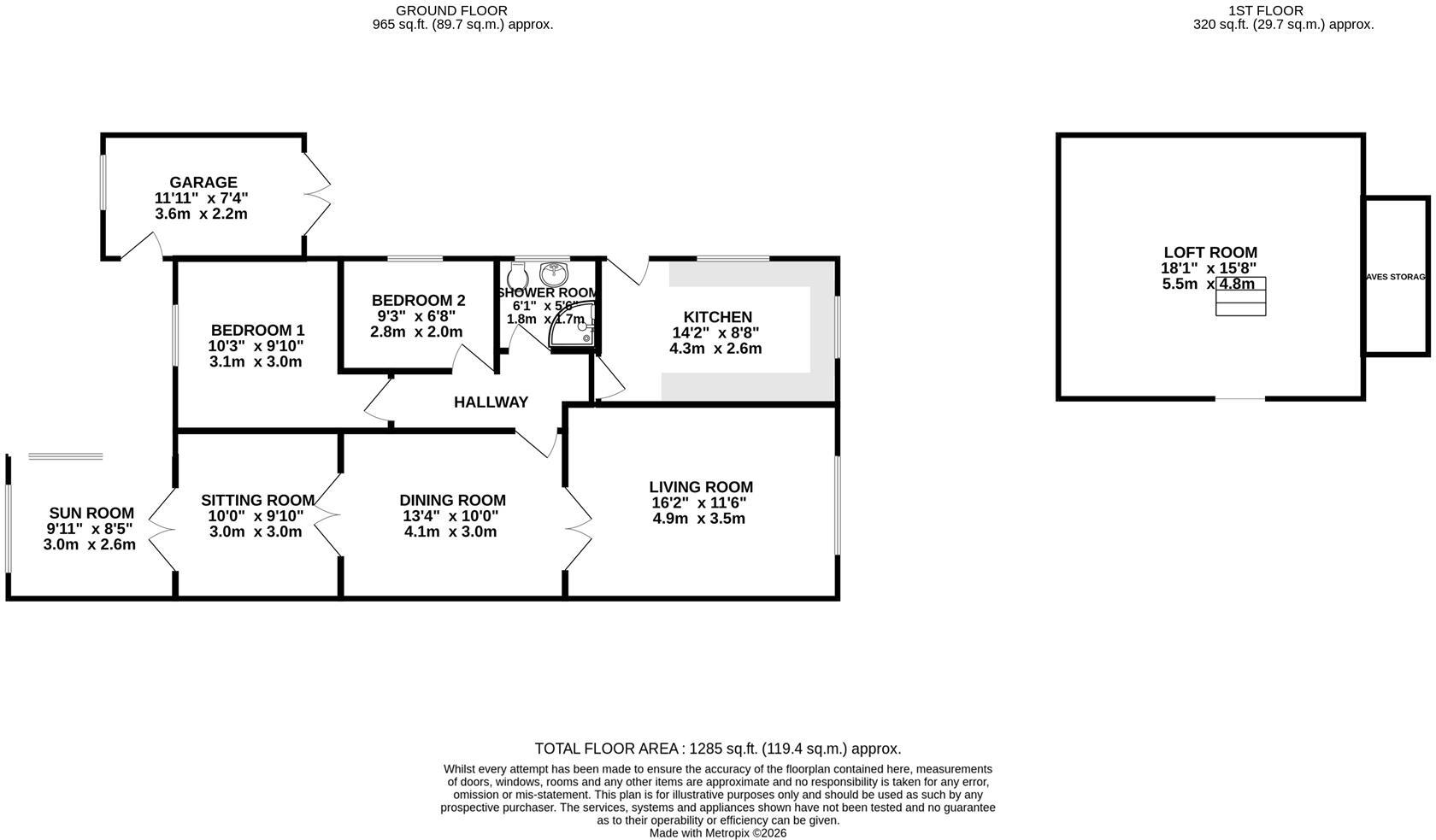Lindale Avenue, Hornsea floorplan