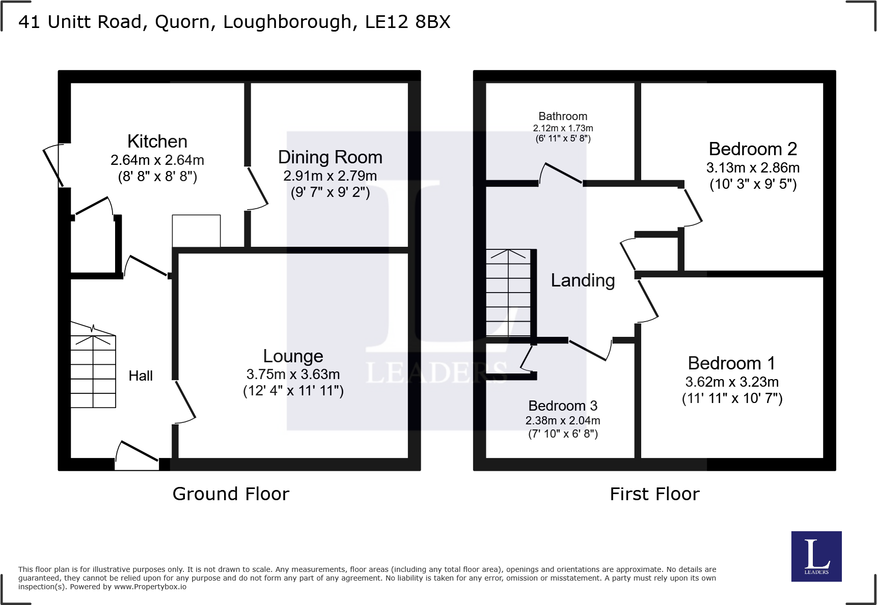 Unitt Road, Quorn, Loughborough floorplan