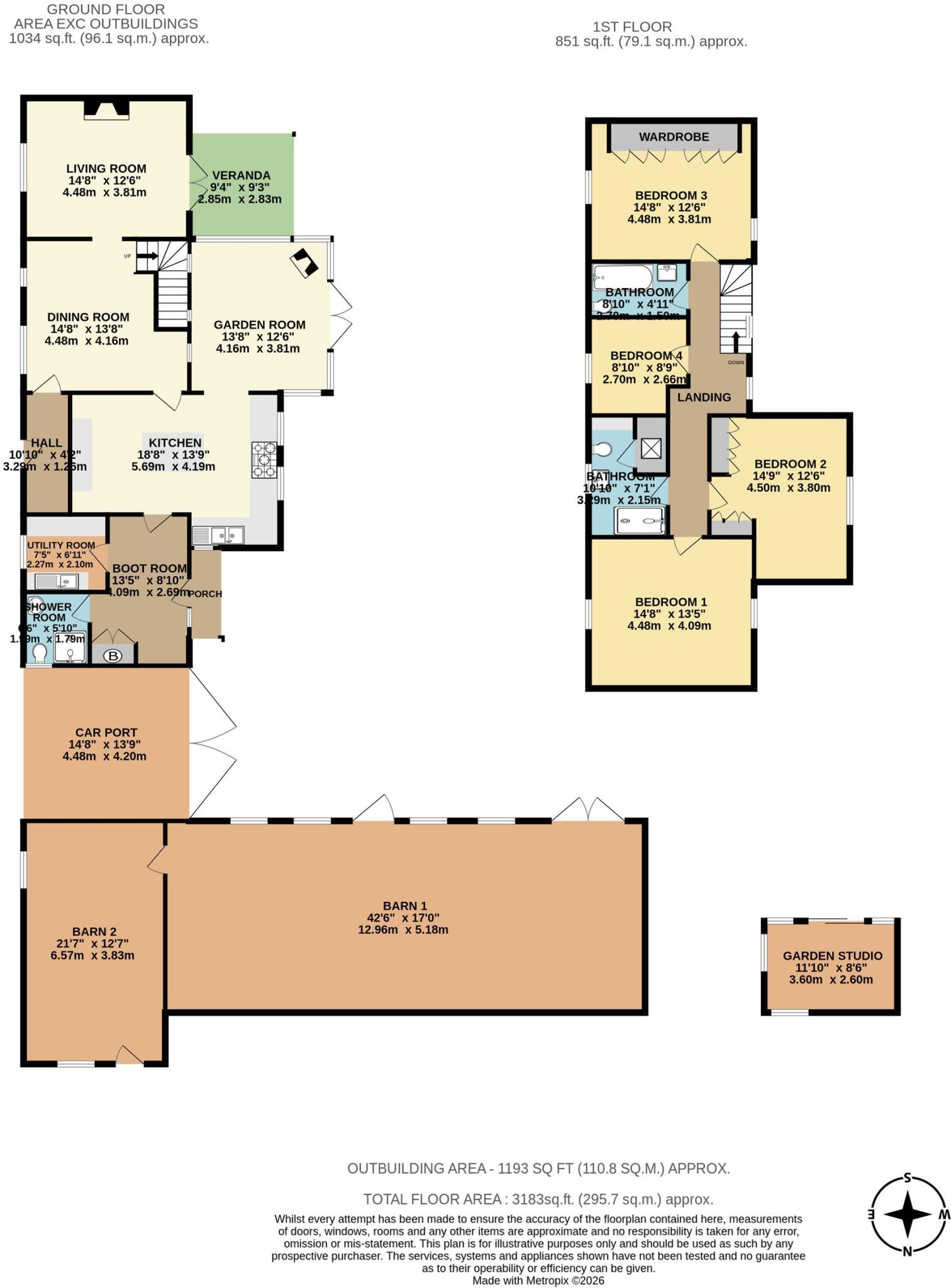 Watling Street, Leintwardine, SY7 floorplan