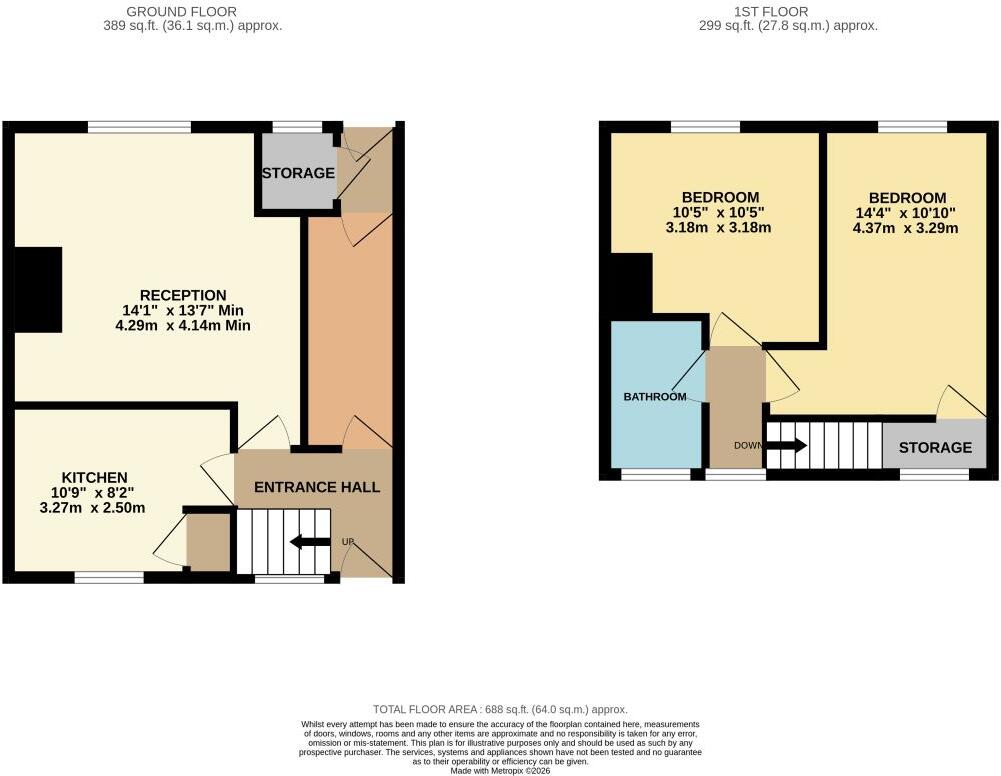 32 Mount Pleasant, Walsingham, Norfolk, NR22 6DD floorplan