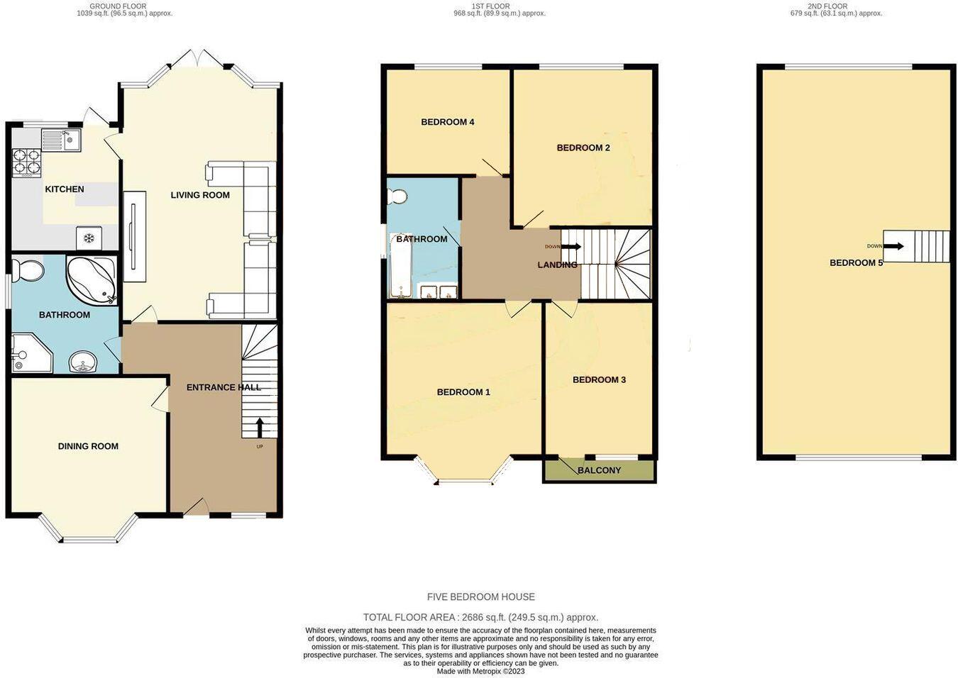 Clieveden Road, Thorpe Bay, SS1 floorplan