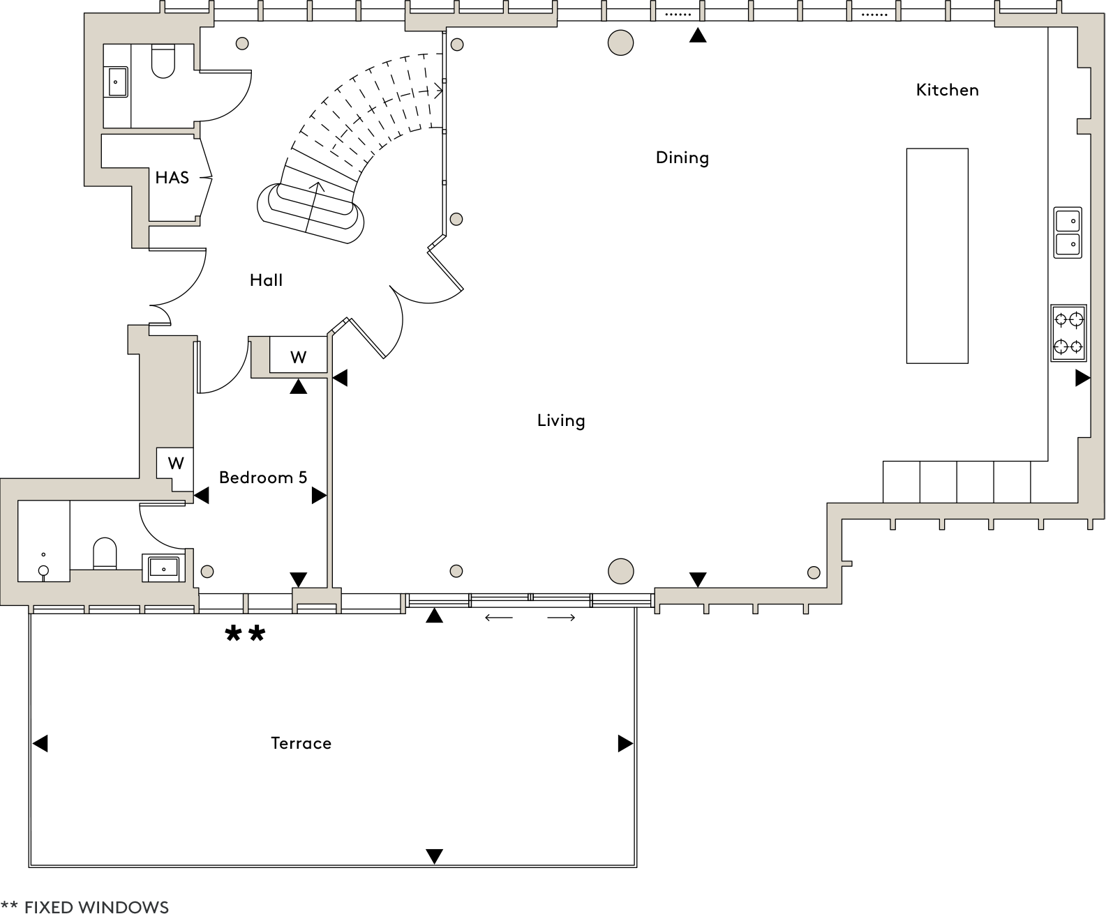 1 Waverly Square, London, 
SW10 0JX floorplan
