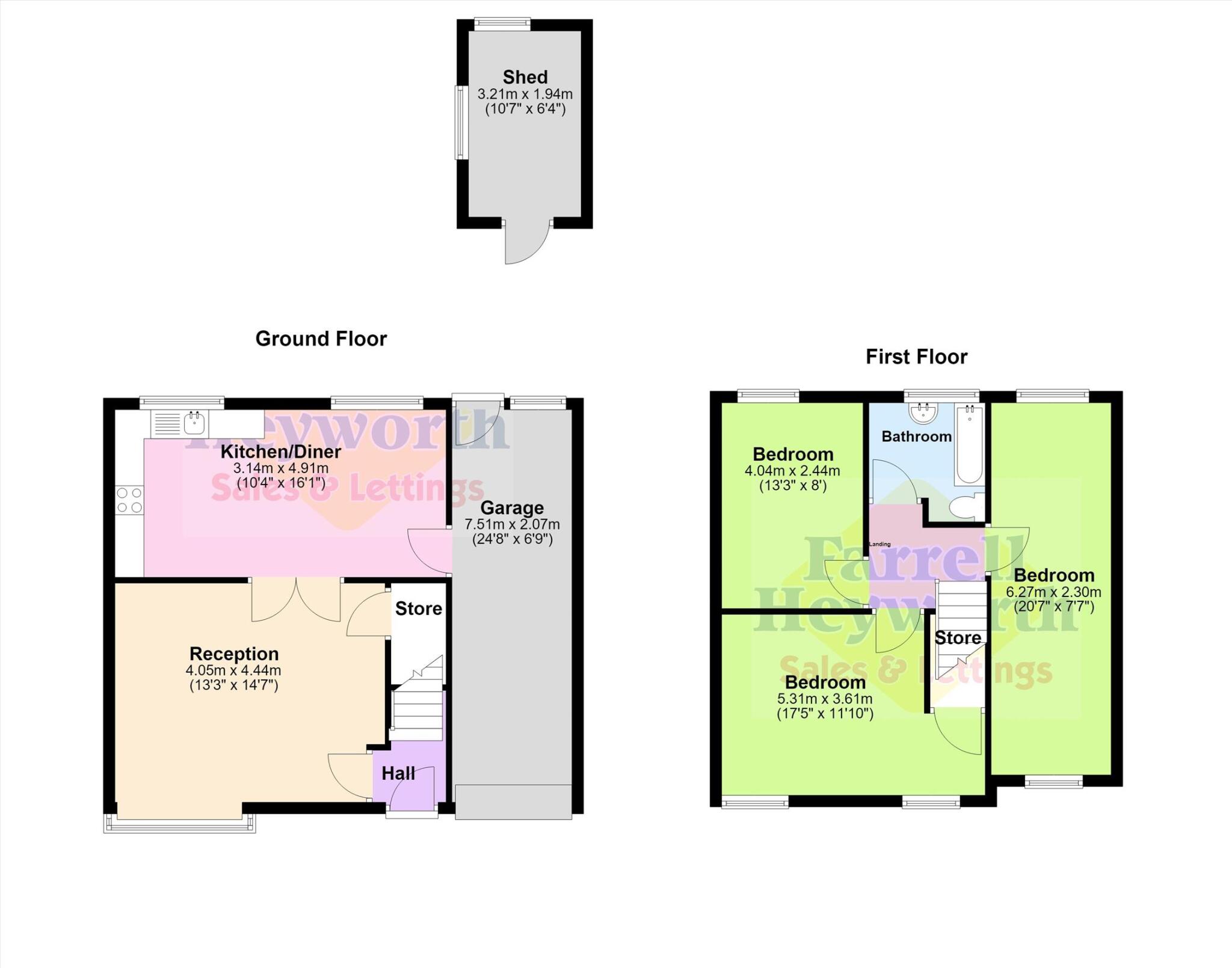 Alvern Crescent, Fulwood, Preston floorplan