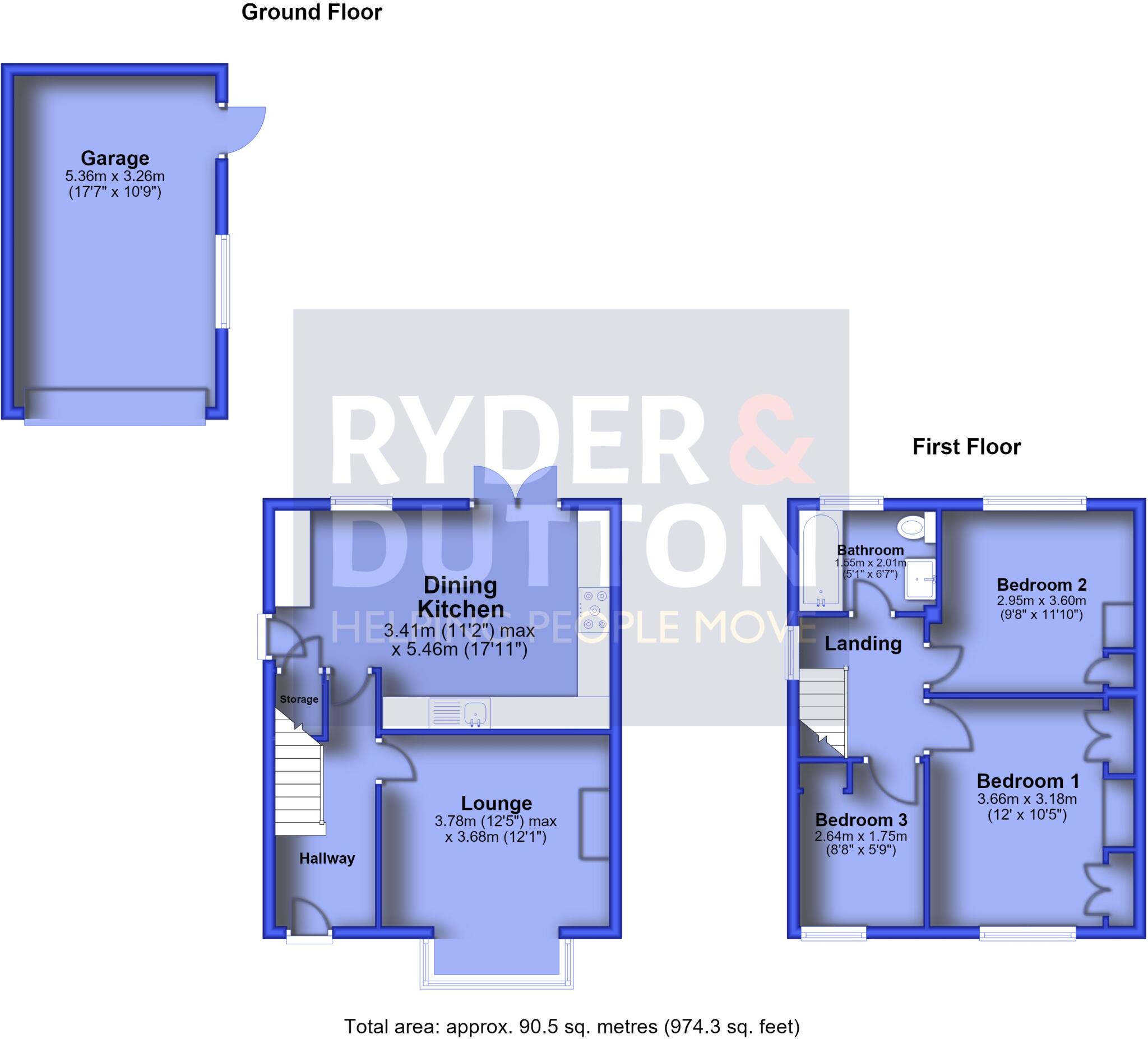 Marsh Lane, Shepley, Huddersfield, West Yorkshire, HD8 floorplan