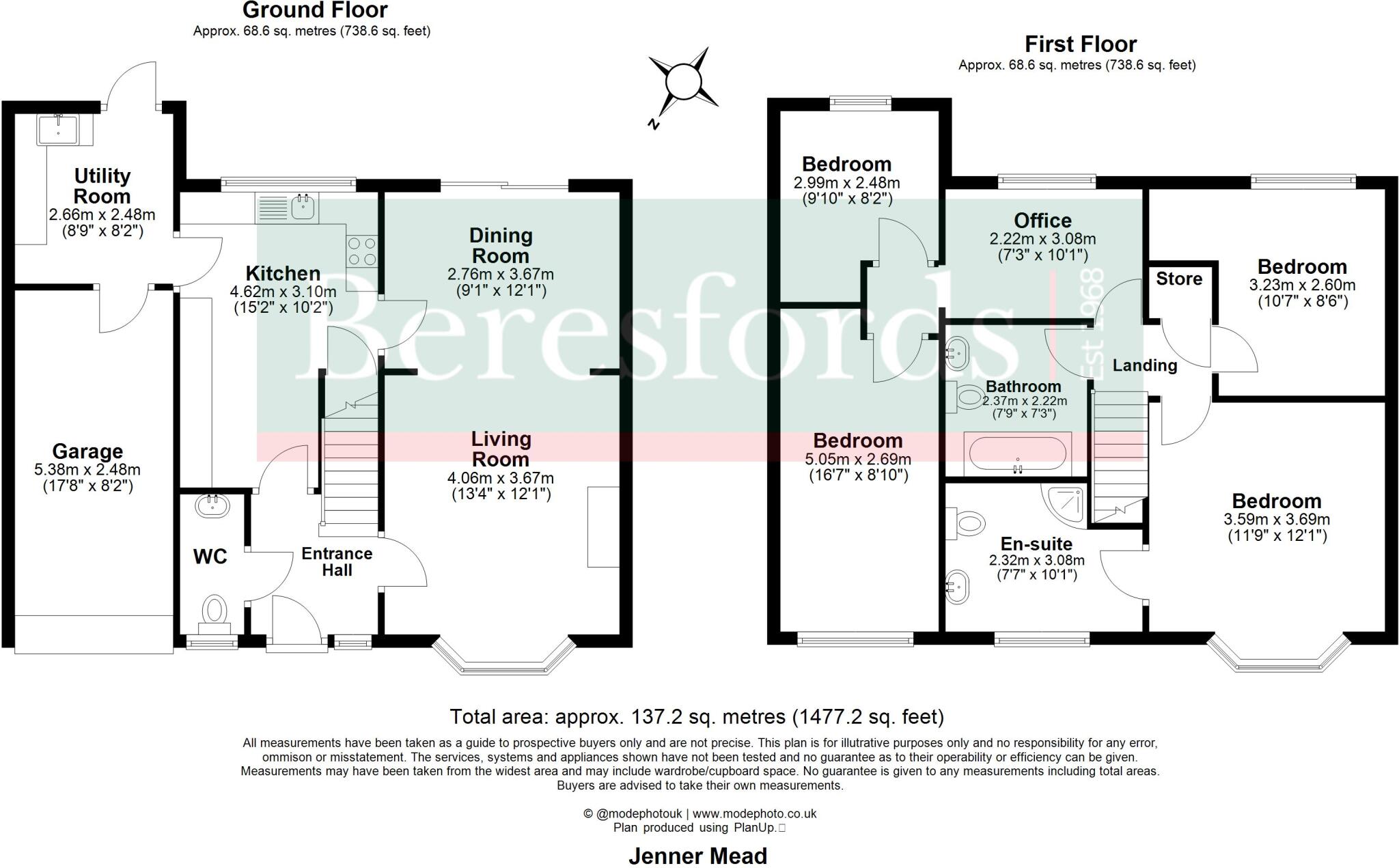 Jenner Mead, Chelmer Village, CM2 floorplan