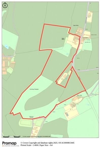 Manor house with circa 26 acres, a mile from Wells floorplan