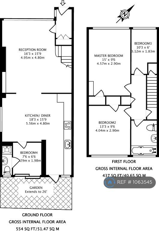Breamwater Gardens, Richmond, TW10 floorplan