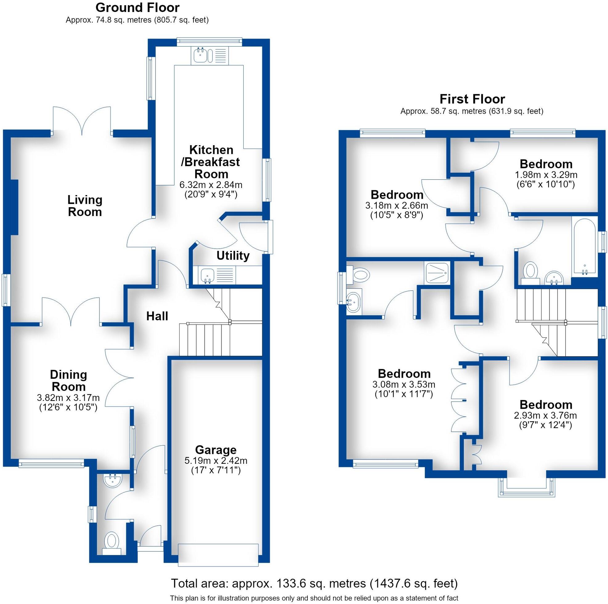 St. James Meadow Road, Leamington Spa, CV32 floorplan