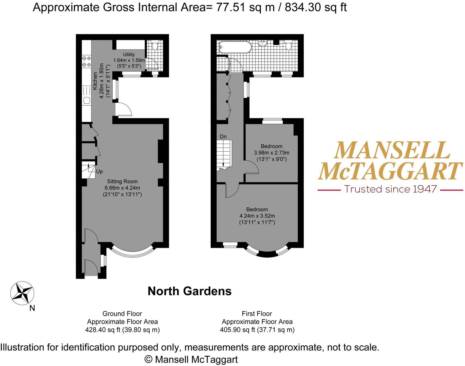 North Gardens, Brighton, BN1 floorplan