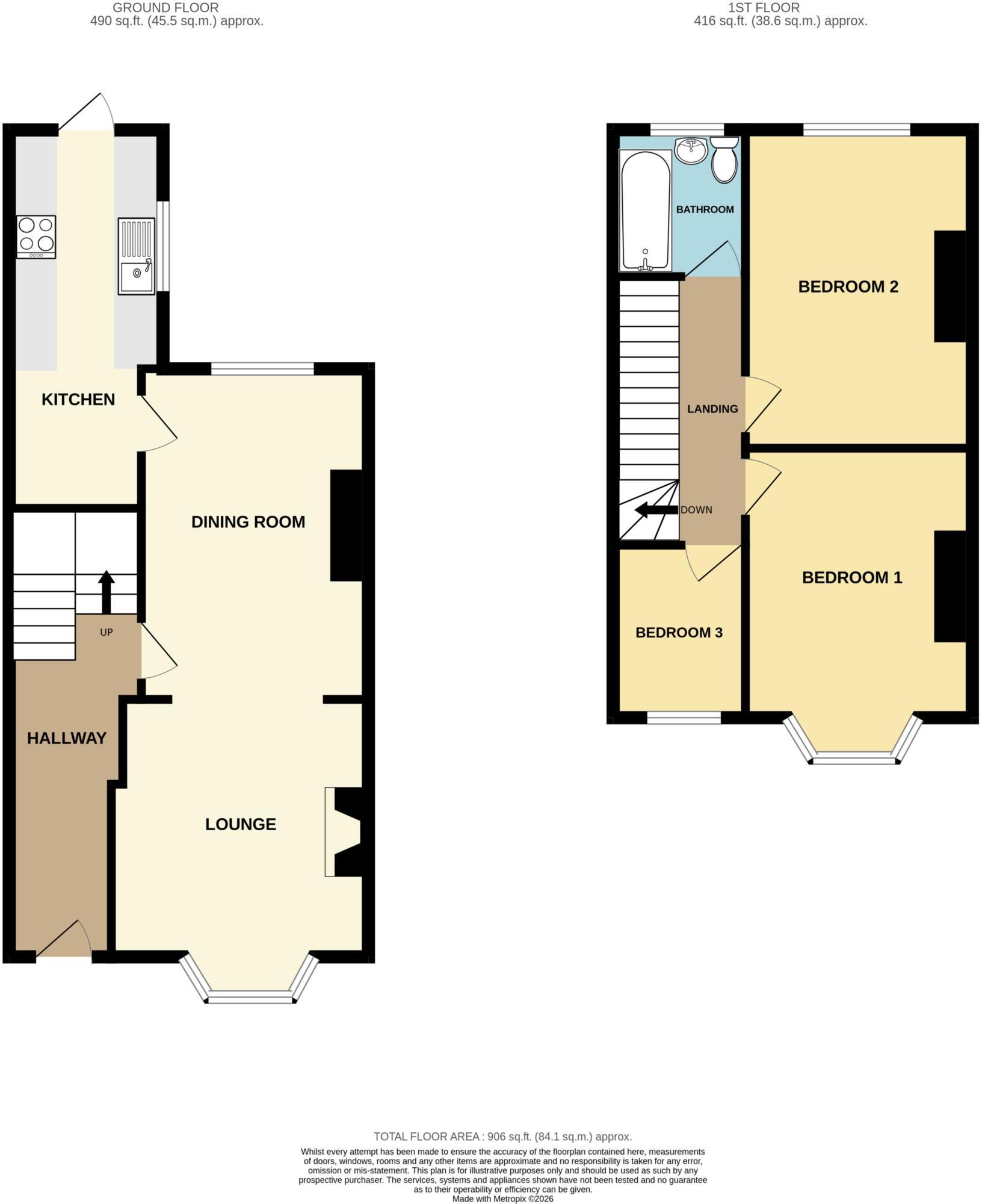Trafalgar Drive, Bebington floorplan