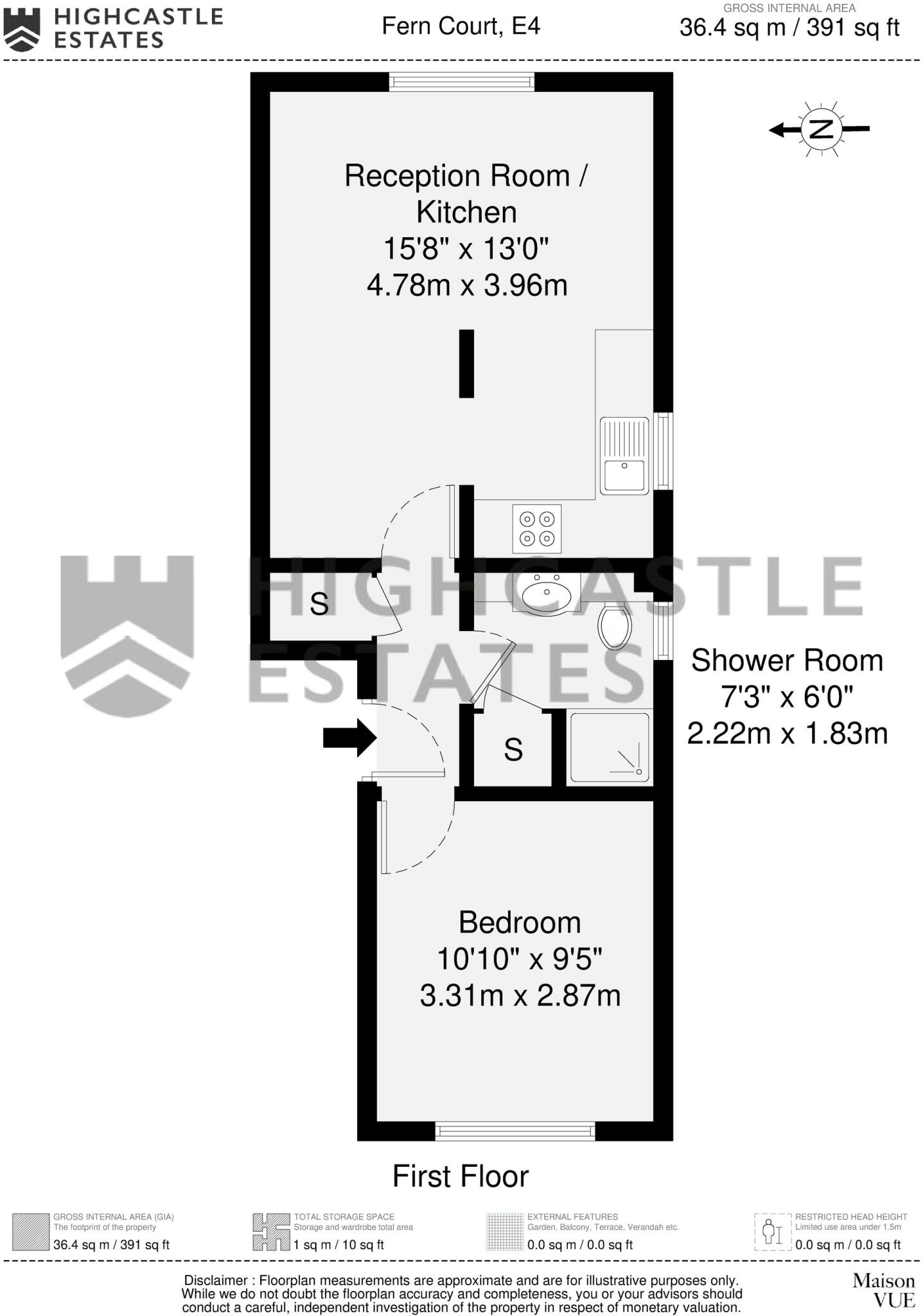 Higham Station Avenue, Fern Court, E4 floorplan