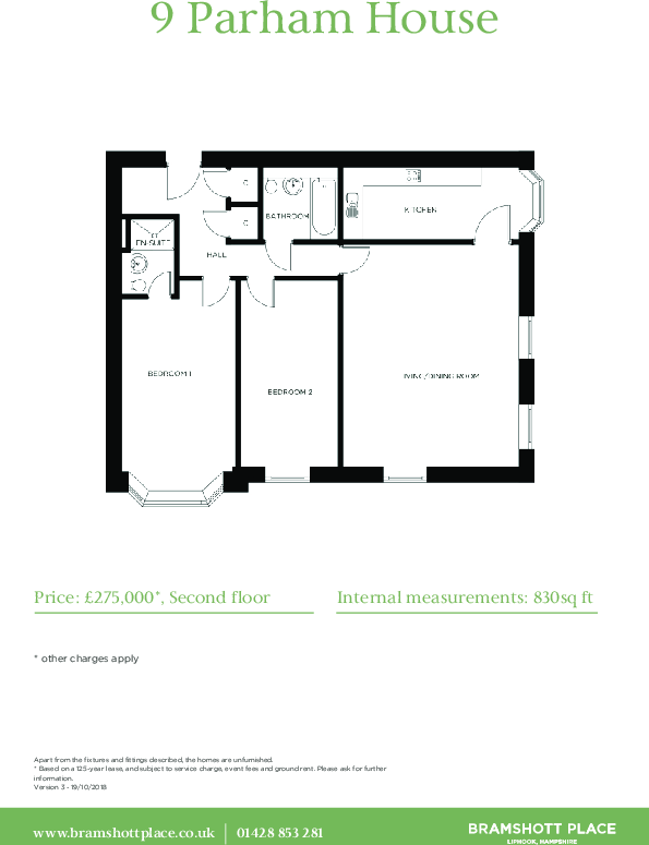 Parham House, King George's Drive, Bramshott Place, Liphook, Hampshire, GU30 floorplan